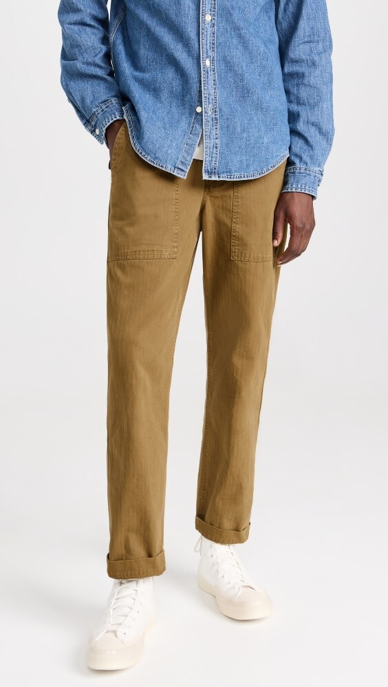 

Брюки Alex Mill Field in Recycled Cotton Herringbone
