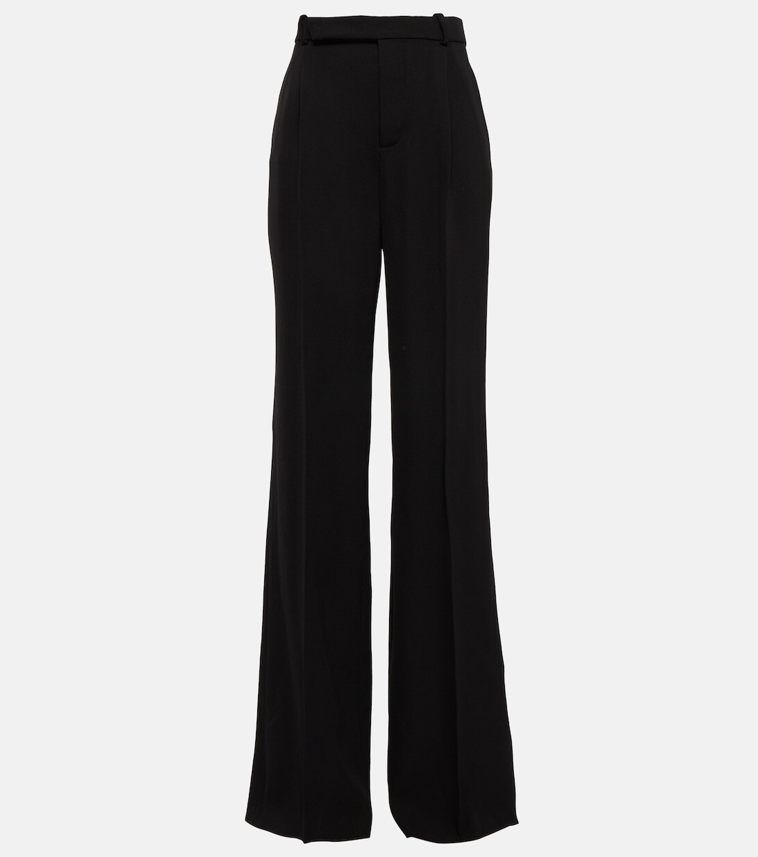 

Расклешенные брюки из шерсти Grain de Poudre SAINT LAURENT, черный