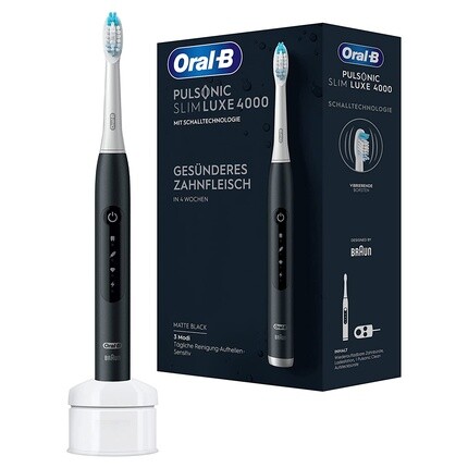 

Зубная щетка Oral-B Pulsonic Slim Luxe 4000 Матовый черный, Oral B