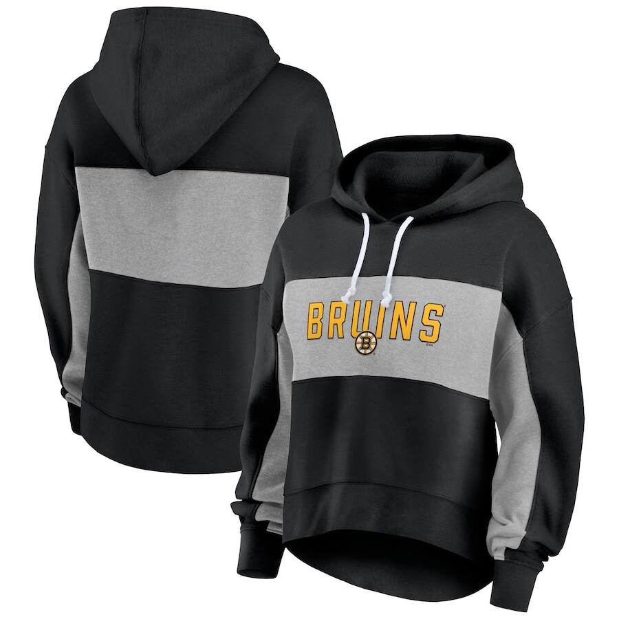 

Пуловер с капюшоном Fanatics Branded Boston Bruins, черный
