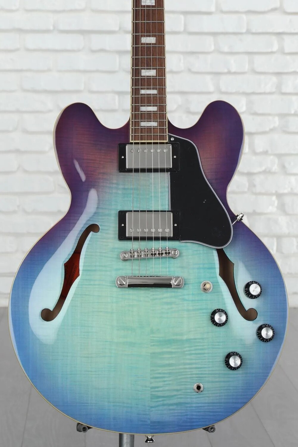 

Epiphone ES-335 Фигурный полупустой корпус — Blueberry Burst