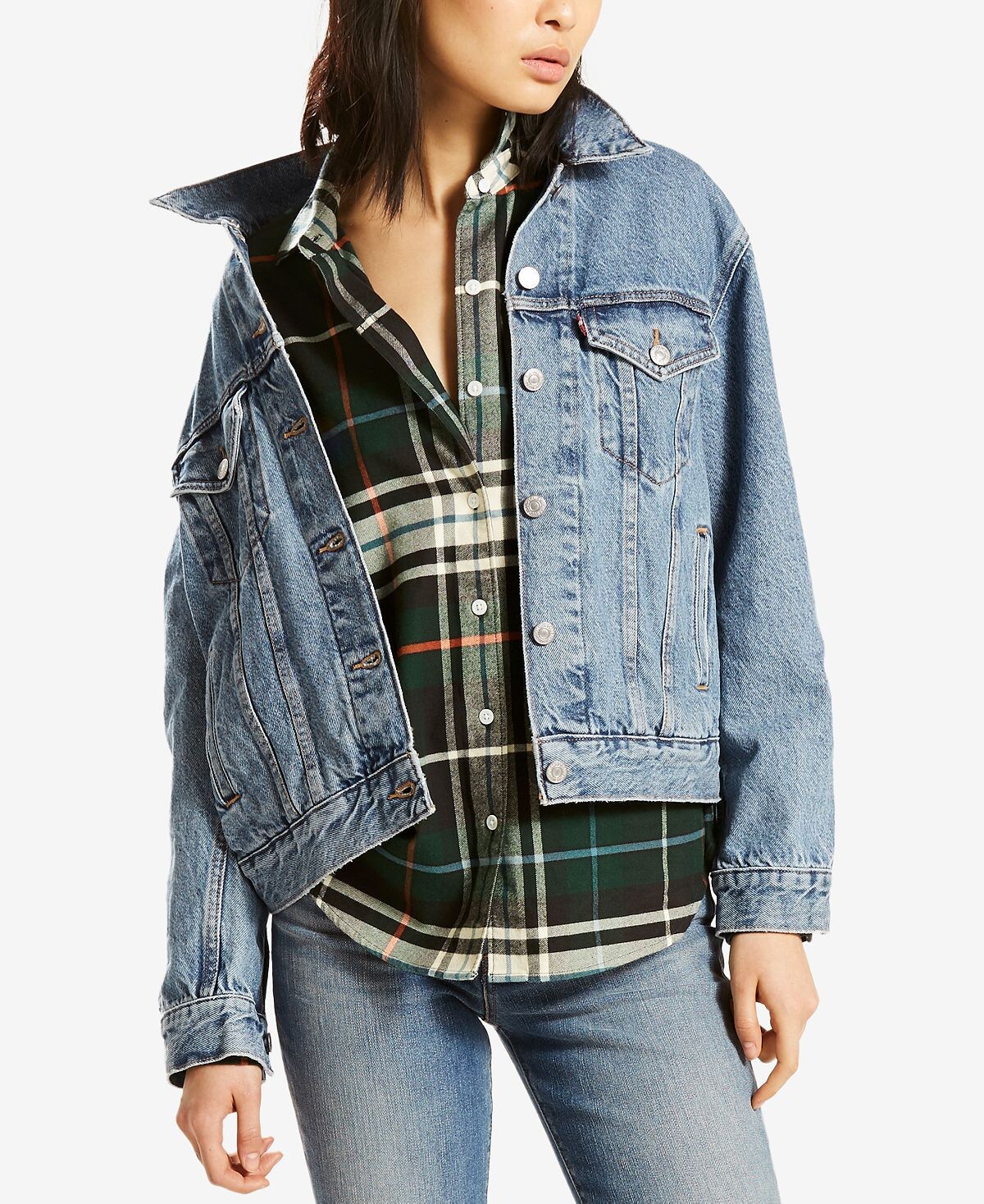 

Женская хлопковая джинсовая куртка Ex-Boyfriend Trucker Levi's