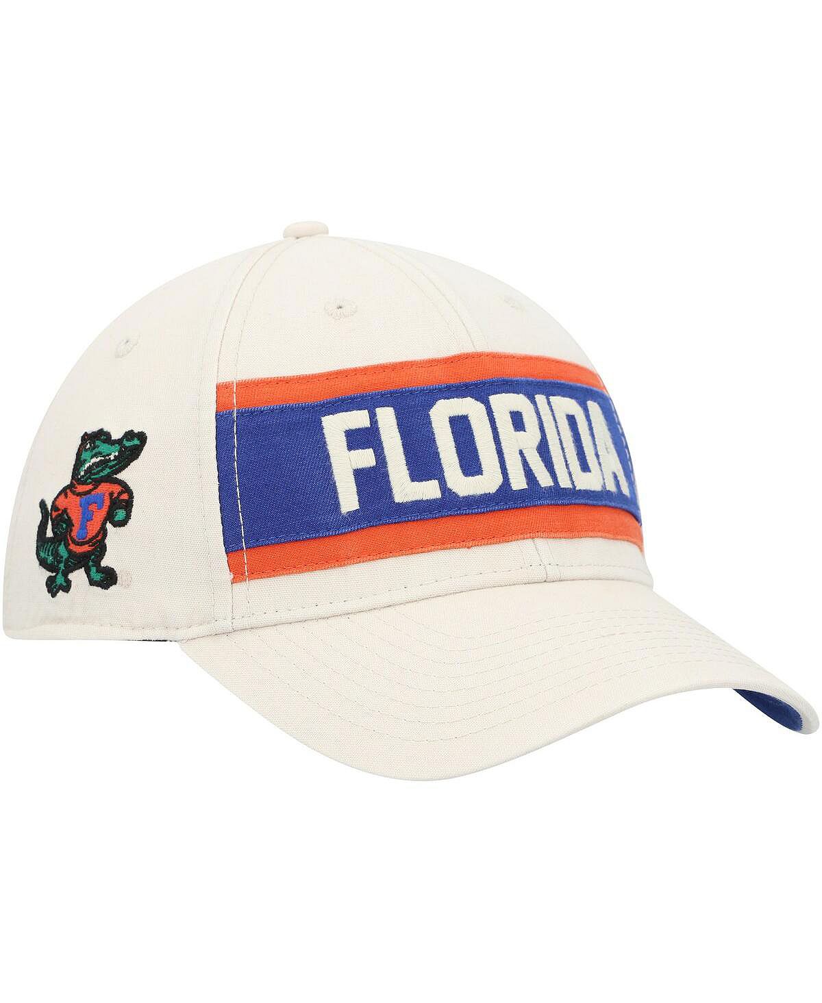 Мужская кремовая регулируемая кепка Florida Gators Crossroad MVP '47 Brand мужская кремовая регулируемая кепка kentucky wildcats crossroad mvp 47 brand