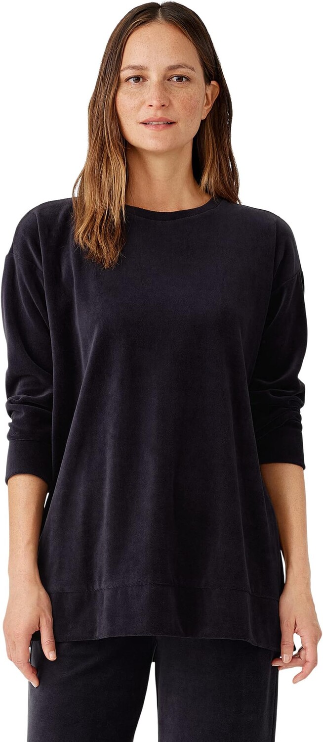 

Туника с круглым вырезом Eileen Fisher, цвет Nocturne