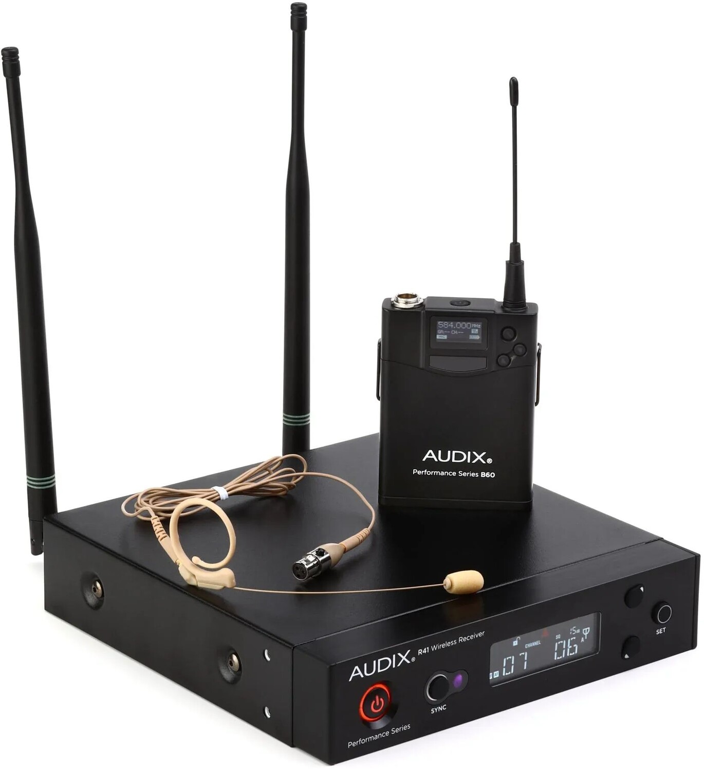 

Беспроводная микрофонная гарнитура Audix AP41 HT7 — бежевый