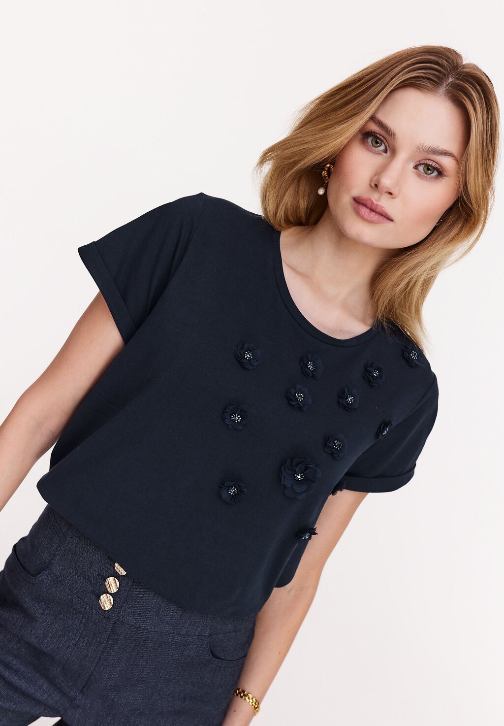 

футболка с принтом Ready To Wear Taranko, цвет navy