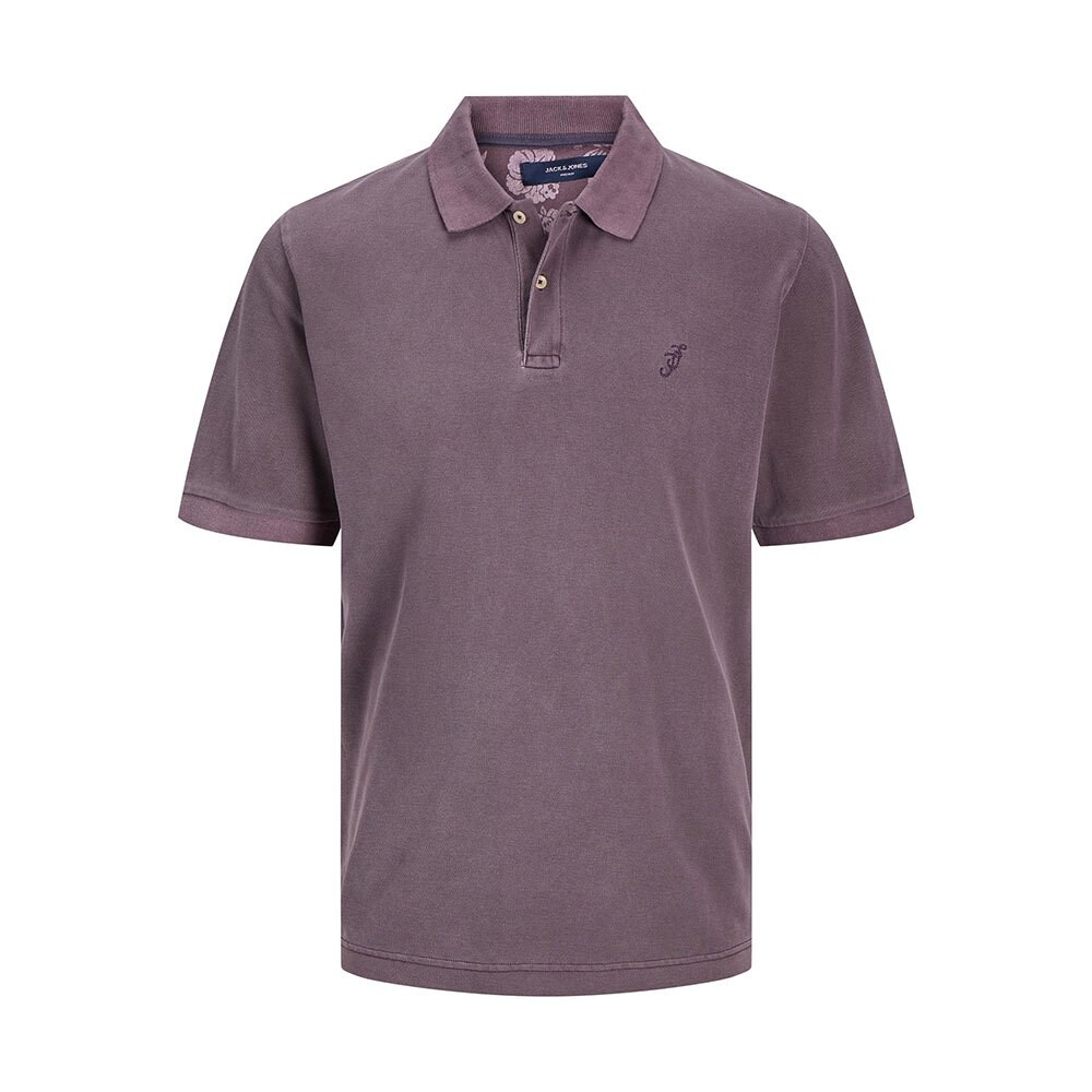 

Поло Jack & Jones Bluwilliam Wash, фиолетовый