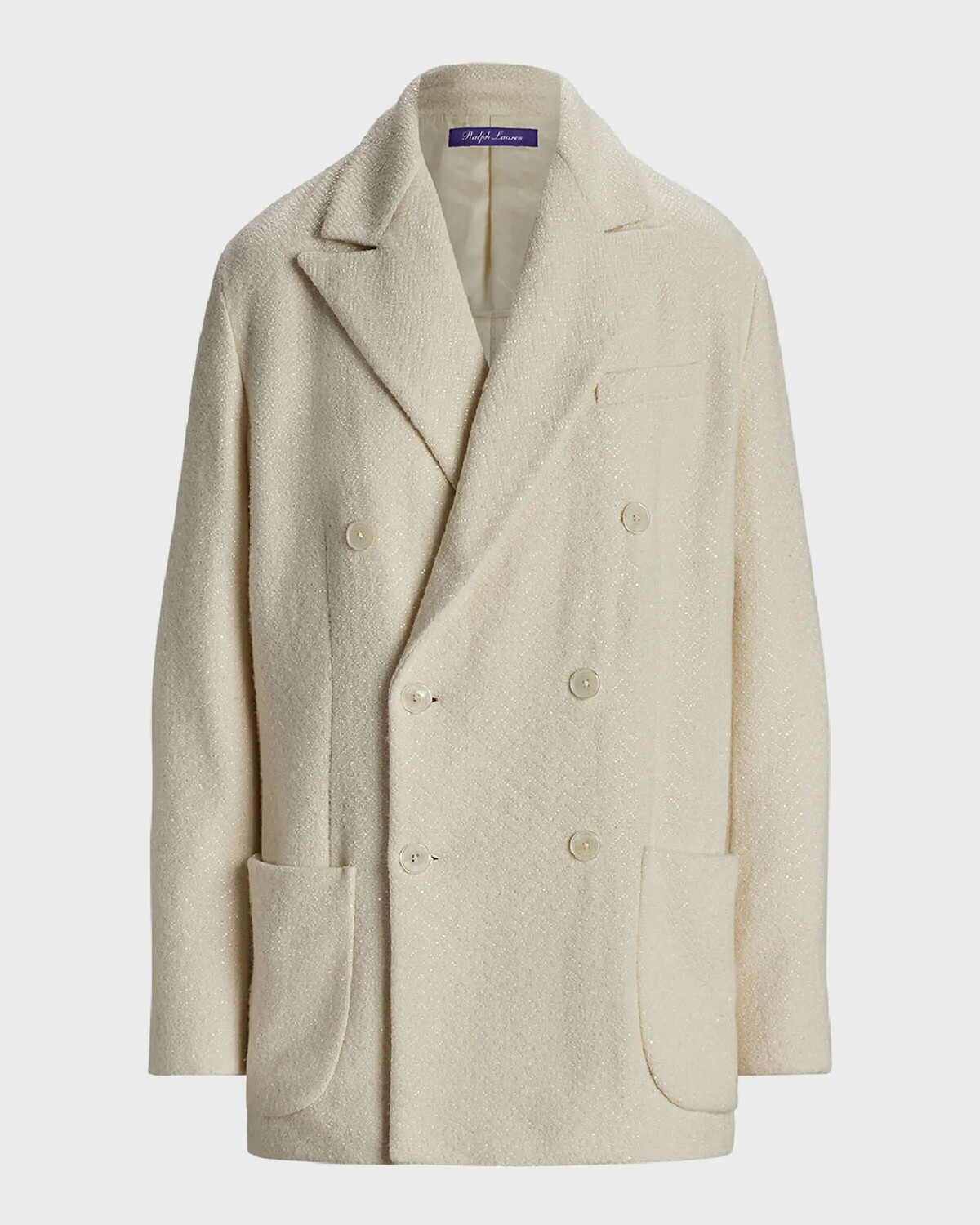 

Куртка Shirlee с узором «в ёлочку» Ralph Lauren Collection, цвет Cream