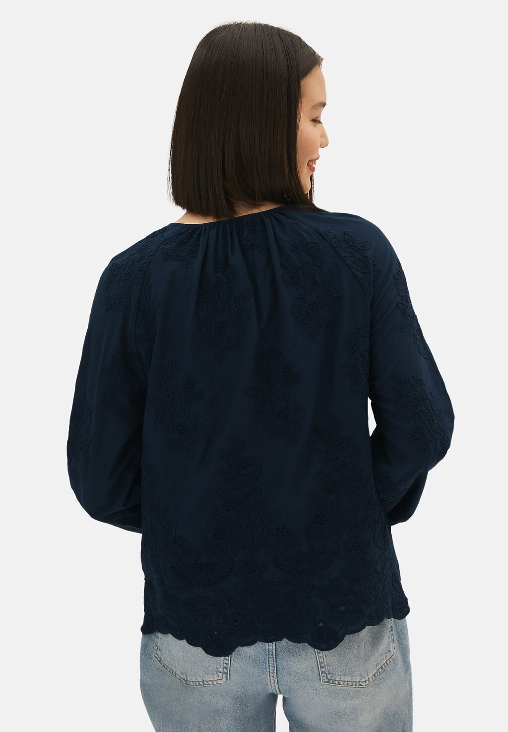 

Блузка Marks & Spencer, темно-синий
