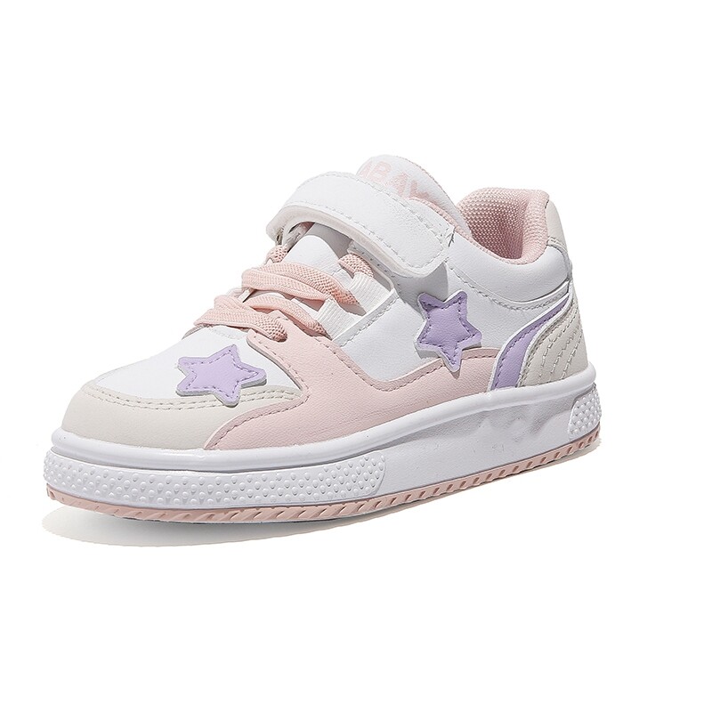 

Детская обувь для скейтбординга Kids Low-top Babaya Kids, белый/розовый