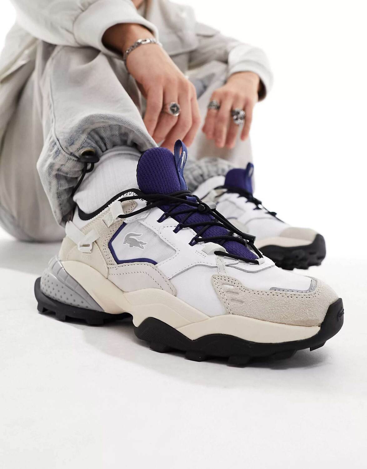 

Белые кроссовки Lacotse L-Guard Lacoste