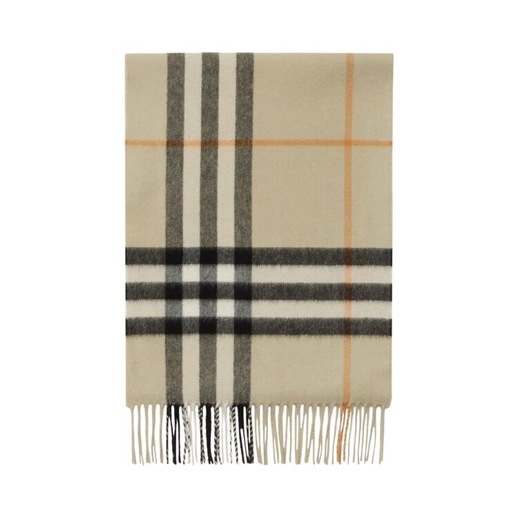

Шарф Burberry Check Cashmere Scarf, цвет Light Sage