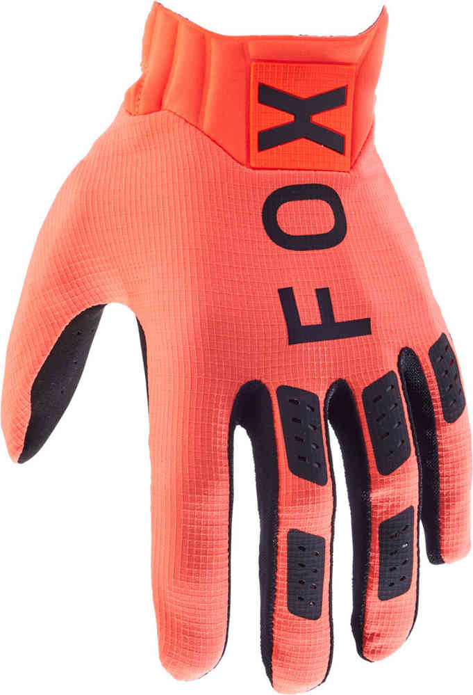 цена Flexair 2023 Перчатки для мотокросса FOX, оранжевый/черный