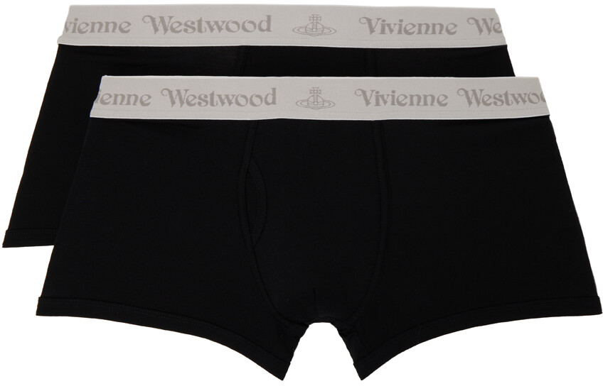 

Комплект из двух черных боксеров Vivienne Westwood