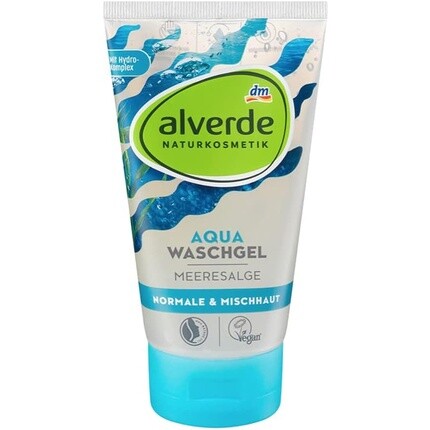 

Aqua Wash Gel Натуральная косметика Освежающая кожа Ощущение нормальной комбинированной кожи 150мл, Alverde
