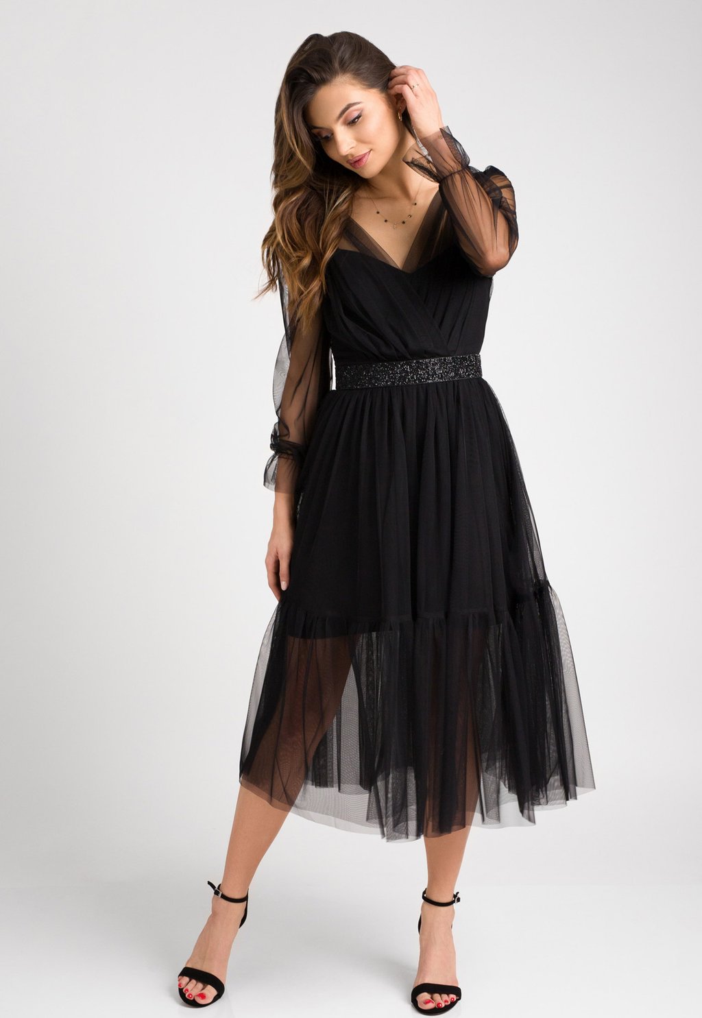 Коктейльное платье Swing Fashion, черный