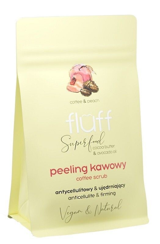 

Fluff Kawa i Brzoskwinia скраб для тела, 100 g
