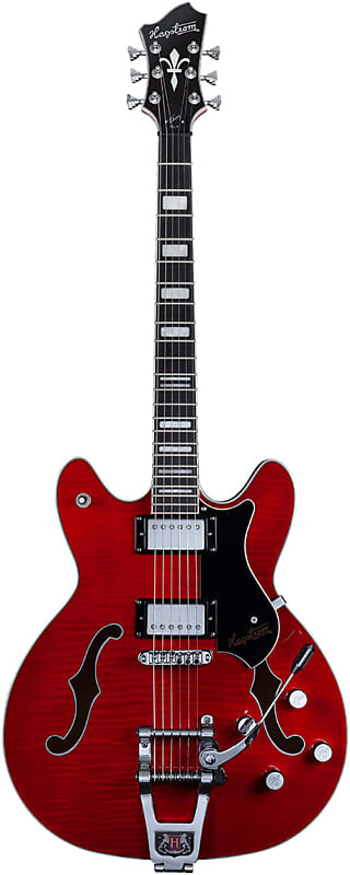 

Электрогитара Hagstrom Tremar Viking Deluxe Wild Cherry Transparent