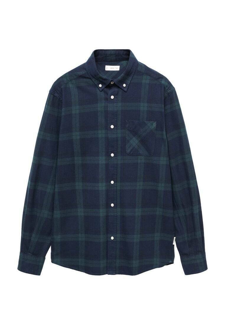 

Рубашка CHECKS Mango Kids, цвет pastel green