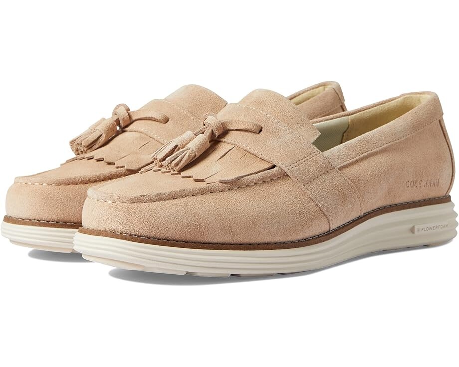 

Лоферы Cole Haan Originalgrand Kiltie Loafer, цвет Sesame Suede/Ivory