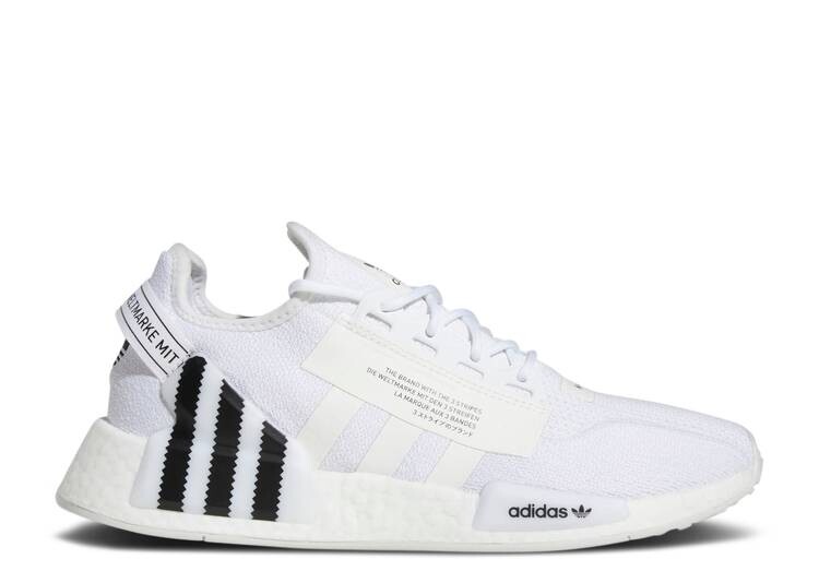 

Кроссовки Adidas NMD_R1 V2 'WHITE BLACK', белый