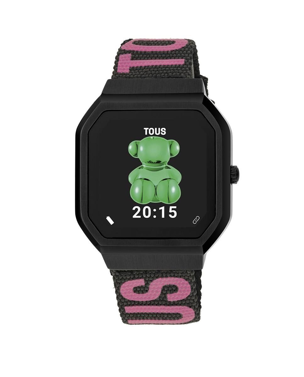 цена Зеленые женские умные часы B-Connect с нейлоновым и силиконовым ремешком Tous, мультиколор
