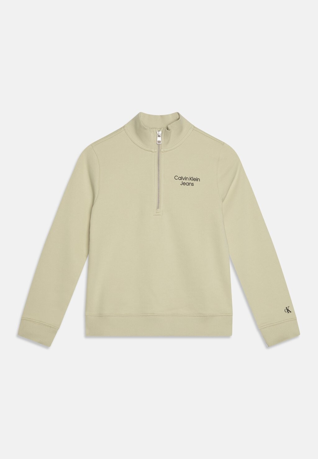 

Толстовка STACK LOGO HALF ZIP Calvin Klein Jeans, цвет green haze