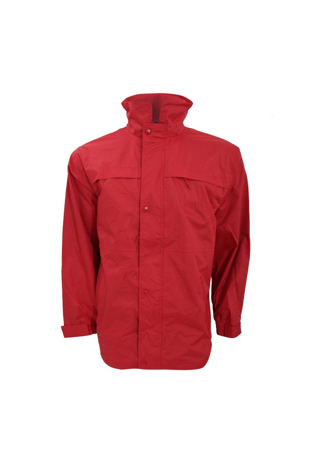 Многофункциональная водонепроницаемая ветрозащитная куртка средней тяжести Result, красный ветровка nike средней длины силуэт полуприлегающий ветрозащитная водонепроницаемая размер l белый