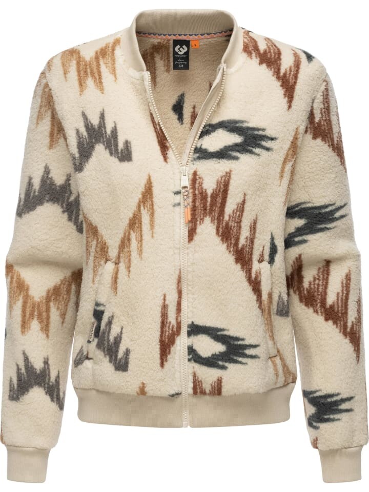 

Флисовая куртка ragwear Cairro Aztec, экрю