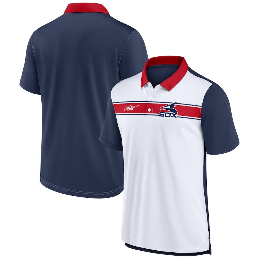 

Поло с коротким рукавом Nike Chicago White Sox, белый