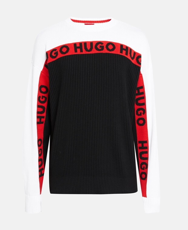 

Джемпер с длинными рукавами Hugo, черный