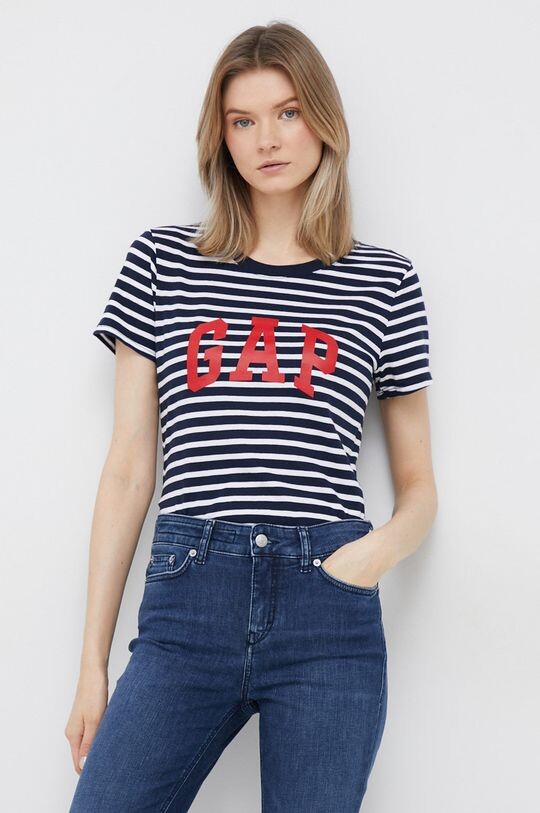 

2 пары хлопковых футболок Gap, темно-синий
