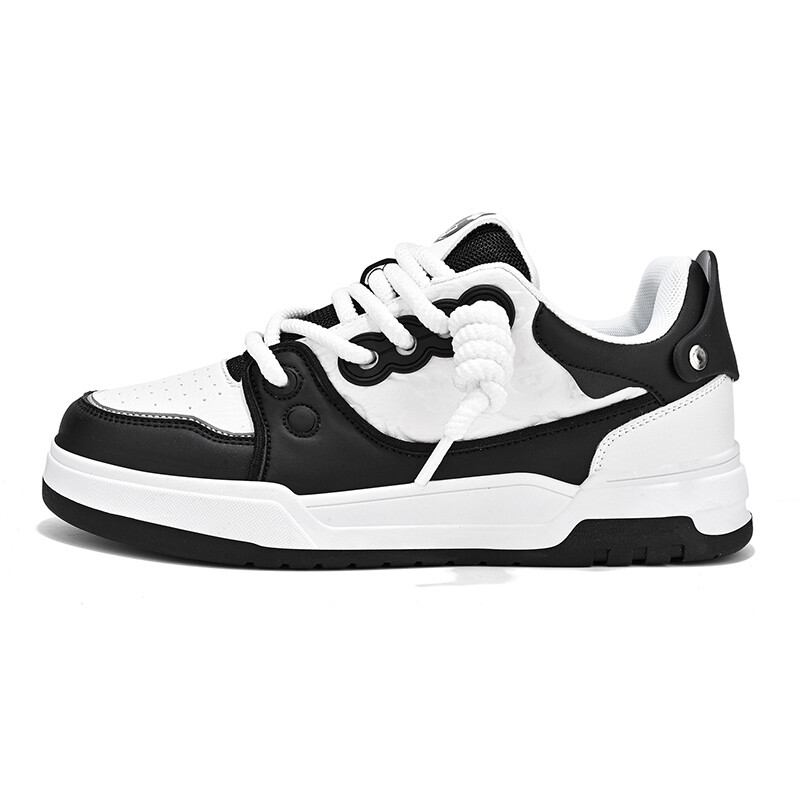

Кроссовки JX Skateboarding Shoes Unisex Low-top, черный/белый