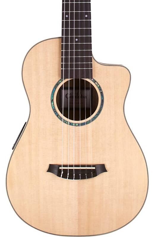 Акустическая гитара Cordoba Mini II EB-CE Mini Acoustic-Electric Guitar Natural, Amazing Travel Guitar Support Small Biz аккумулятор для samsung galaxy j1 mini eb bg313bbe