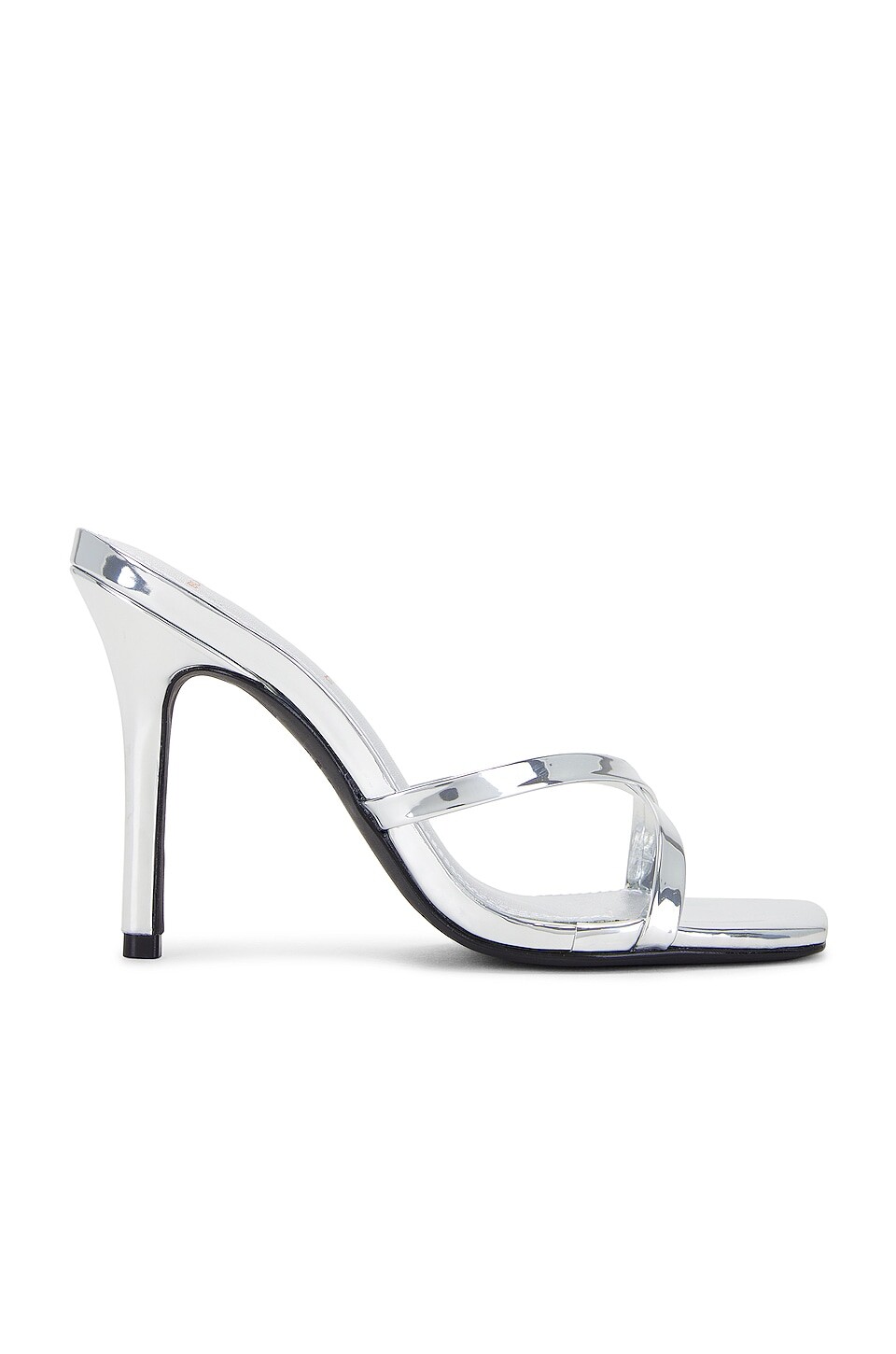 

Сандалии BLACK SUEDE STUDIO Arielle Heel, цвет Silver Mirror Metallic