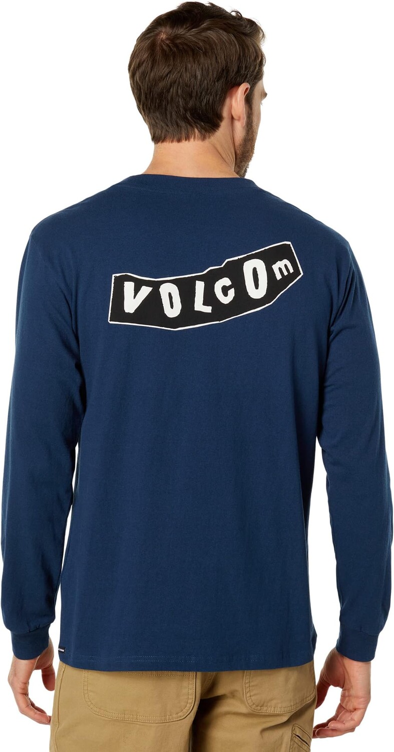 

Футболка с длинными рукавами Skate Vitals Relics Volcom, цвет Baja Indigo