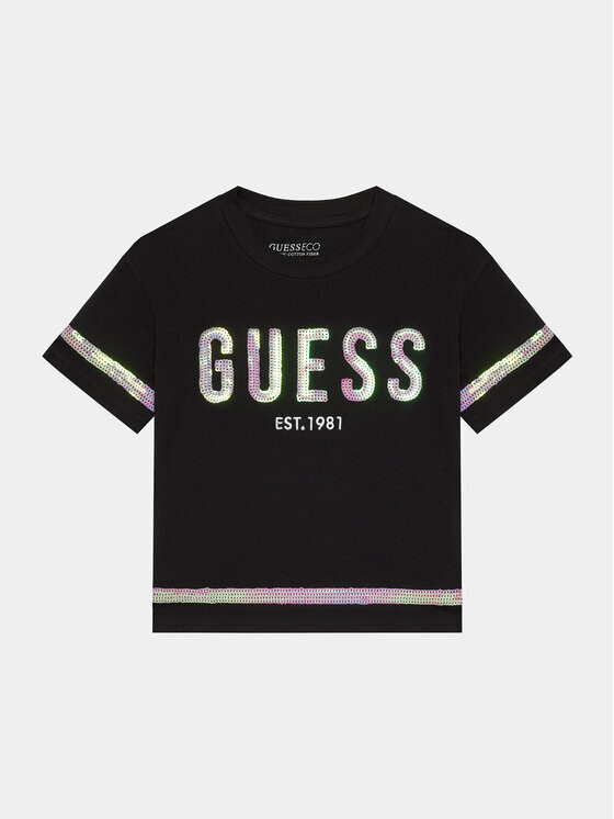 

Футболка стандартного кроя Guess, черный