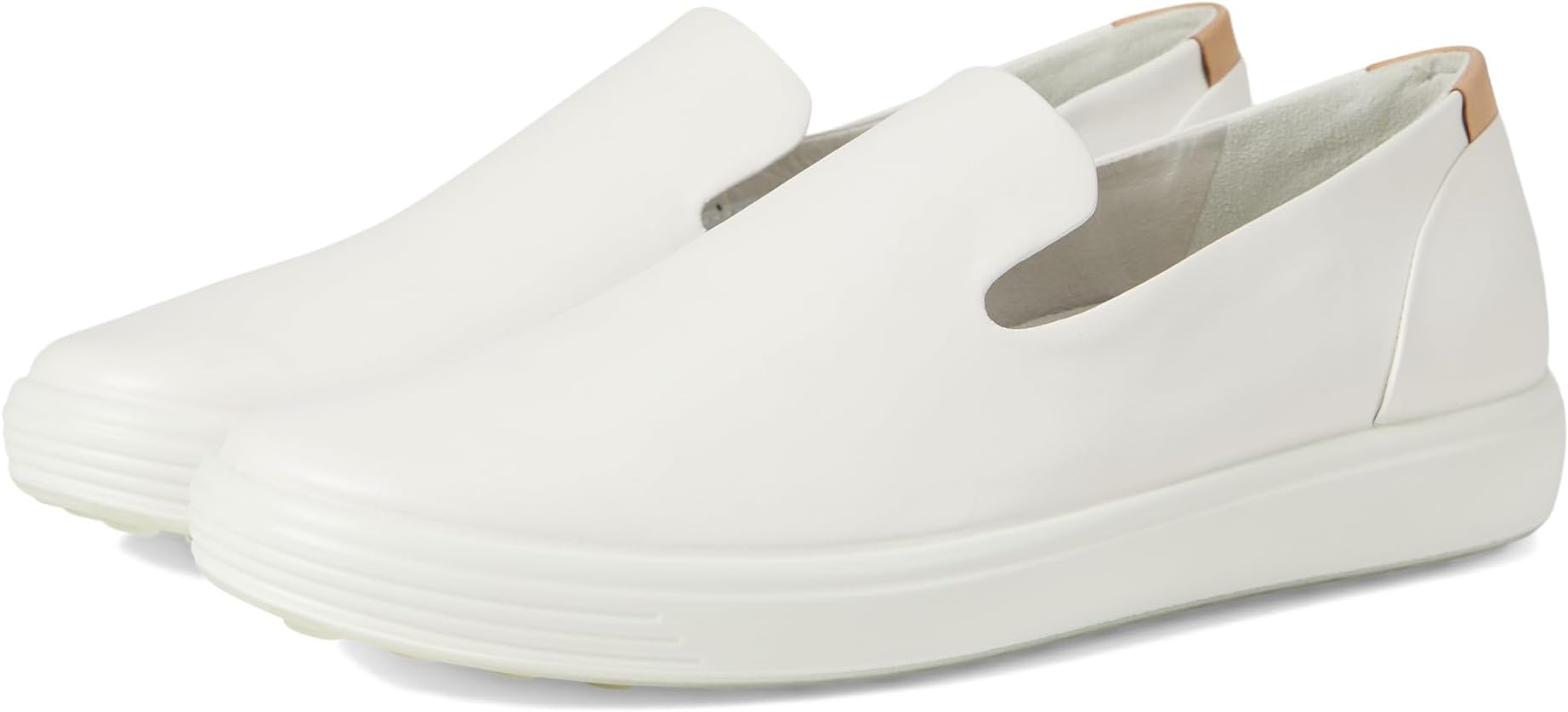 Кроссовки Soft 7 Slip-On Sneaker ECCO, цвет White/Powder