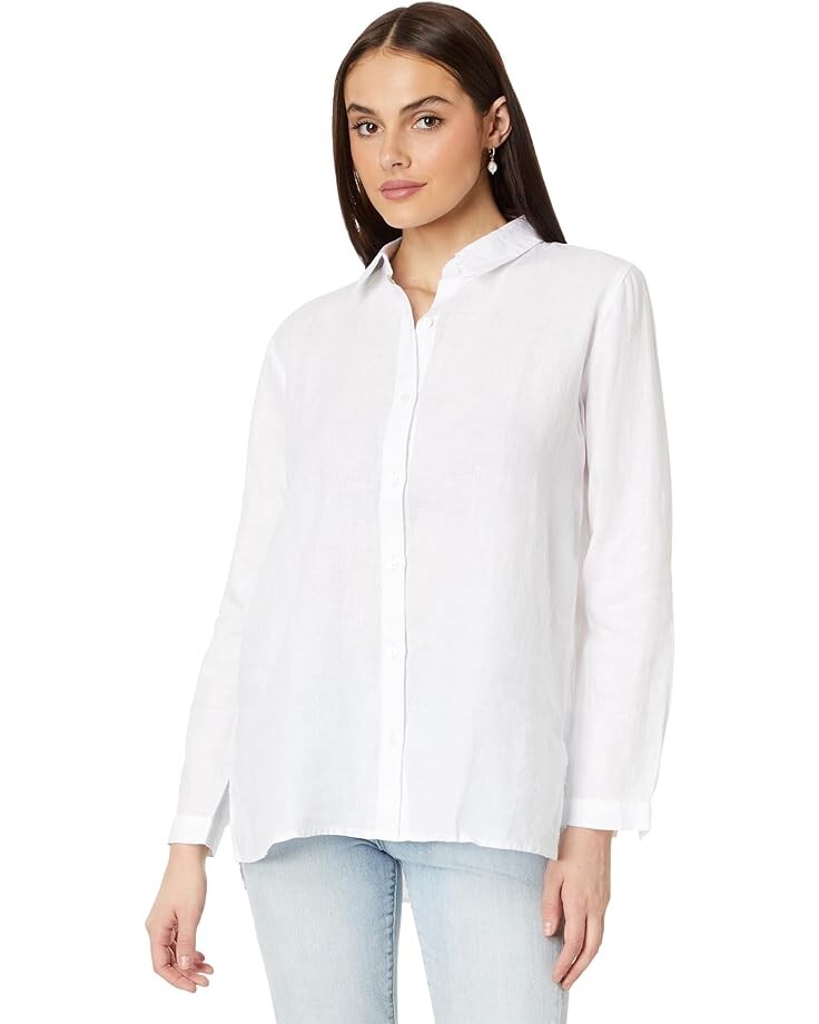 

Рубашка Eileen Fisher Classic Collar, цвет White 1
