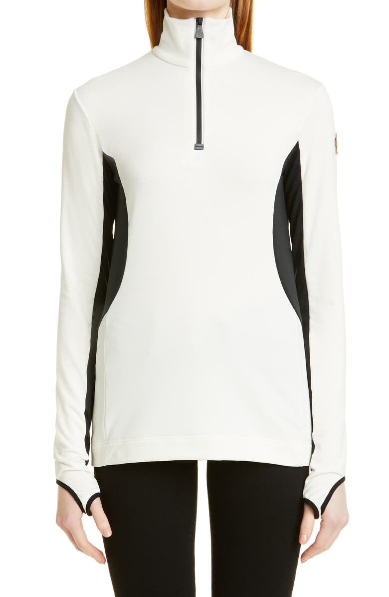 

Polartec Power Grid Базовый слой с молнией до половины MONCLER GRENOBLE