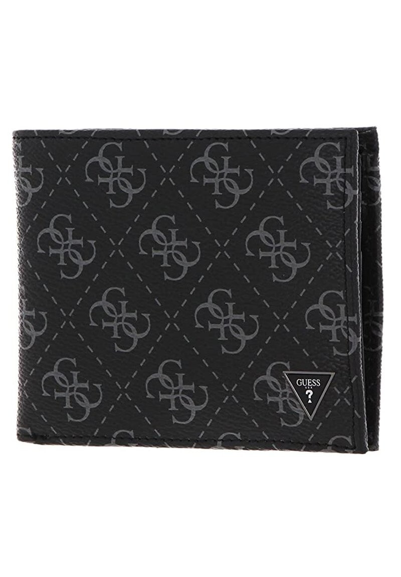 

Кошелек VEZZOLA SMART BILLFOLD W SF W CP Guess, темно-черный