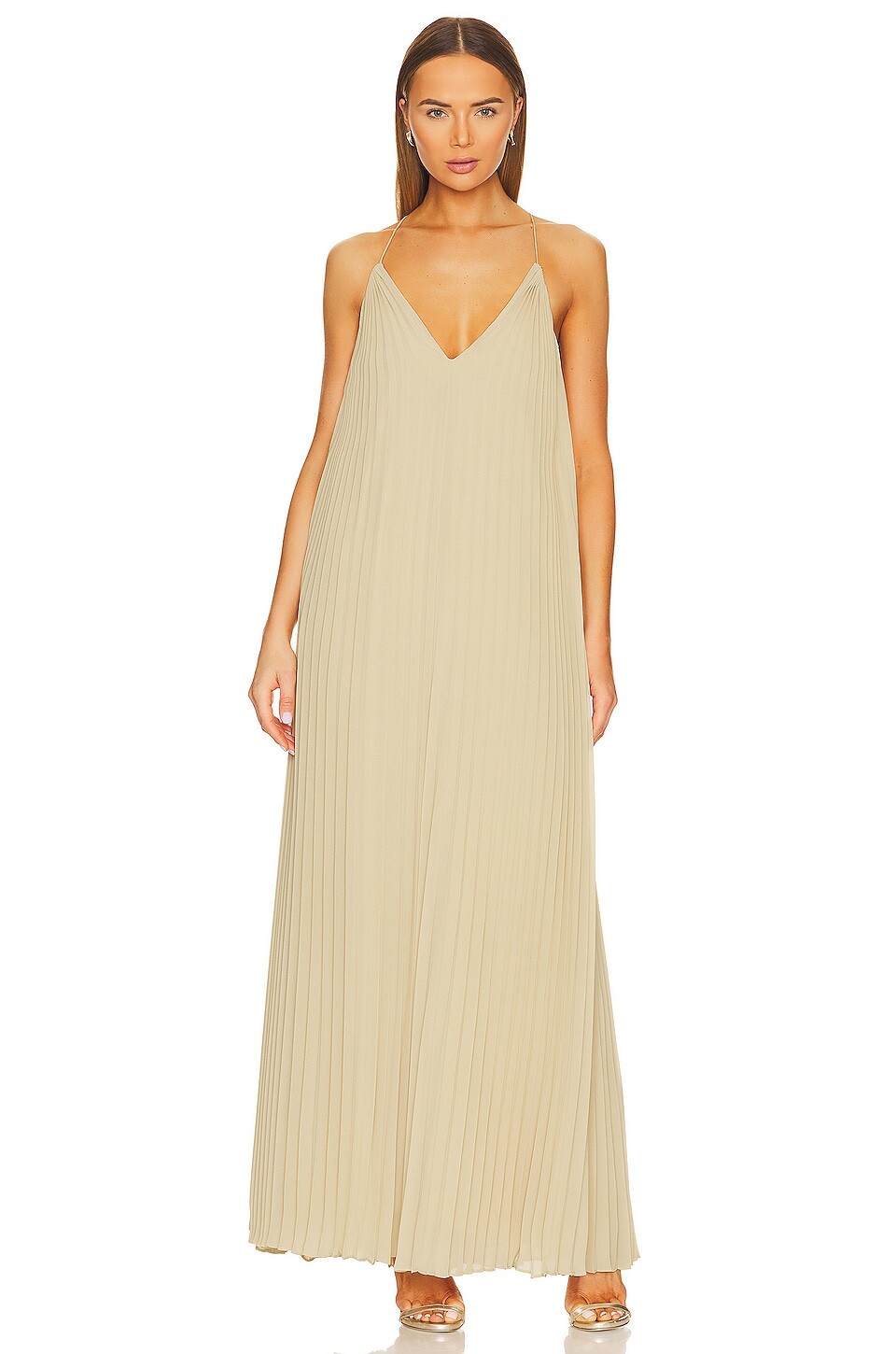 

Платье SIMKHAI Azita Draped Gown, цвет Dried Pineapple