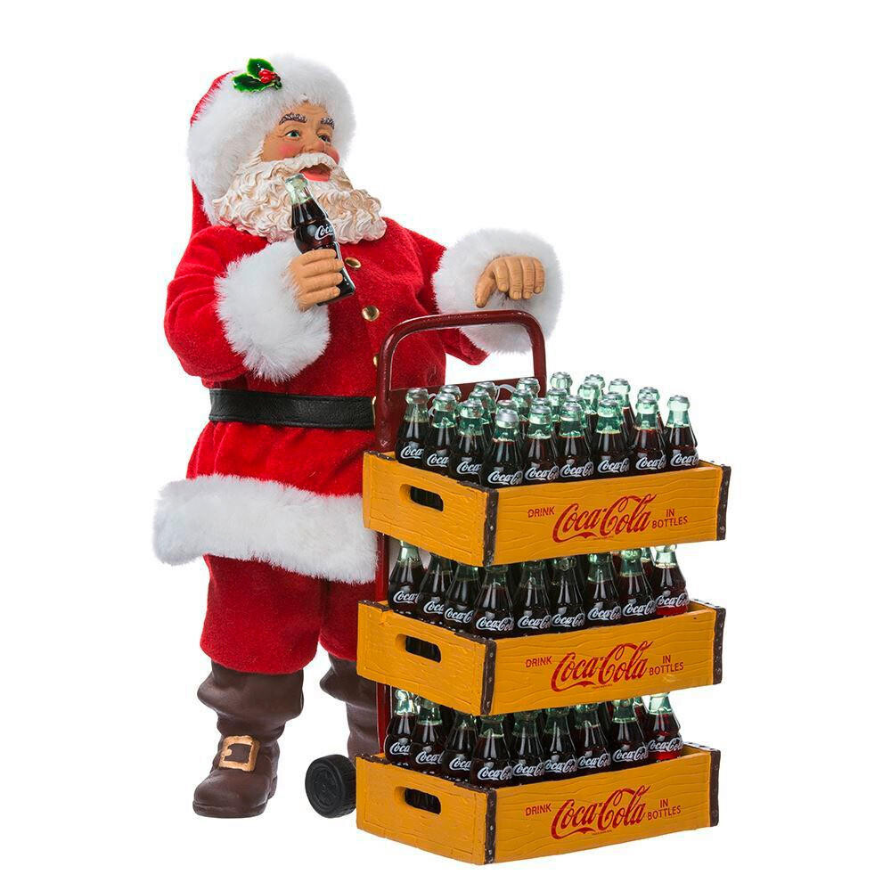 

Рождественская фигурка Coca Cola, 25,5 см, многоцветный/красный/черный