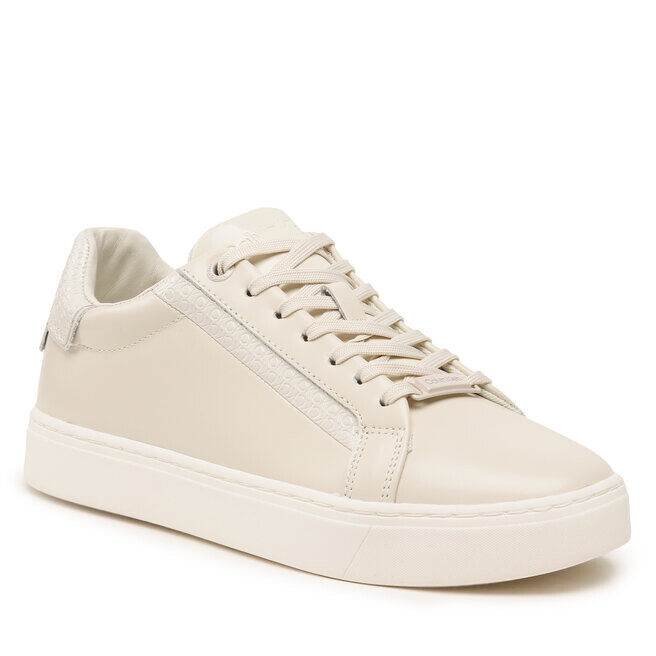 

Кроссовки Calvin Klein CleanCup Lace, экрю, Бежевый