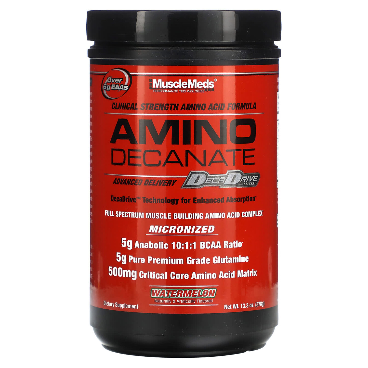 

АМИНО ДЕКАНАТ, арбуз, 378 г (13,3 унции), MuscleMeds