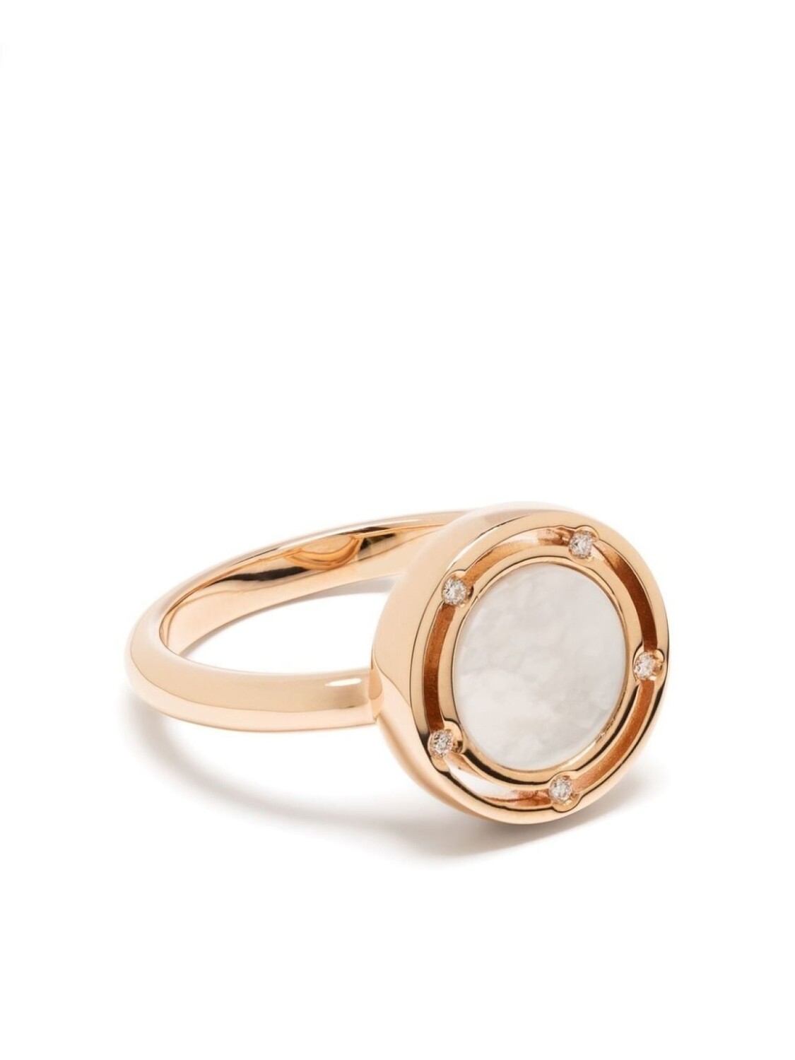 

Кольцо D.Side из розового золота с бриллиантами Damiani, розовый