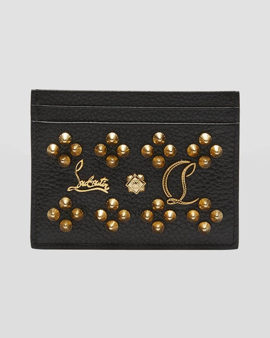 

Кожаный футляр для карт Kios Loubinthesky Studs Christian Louboutin