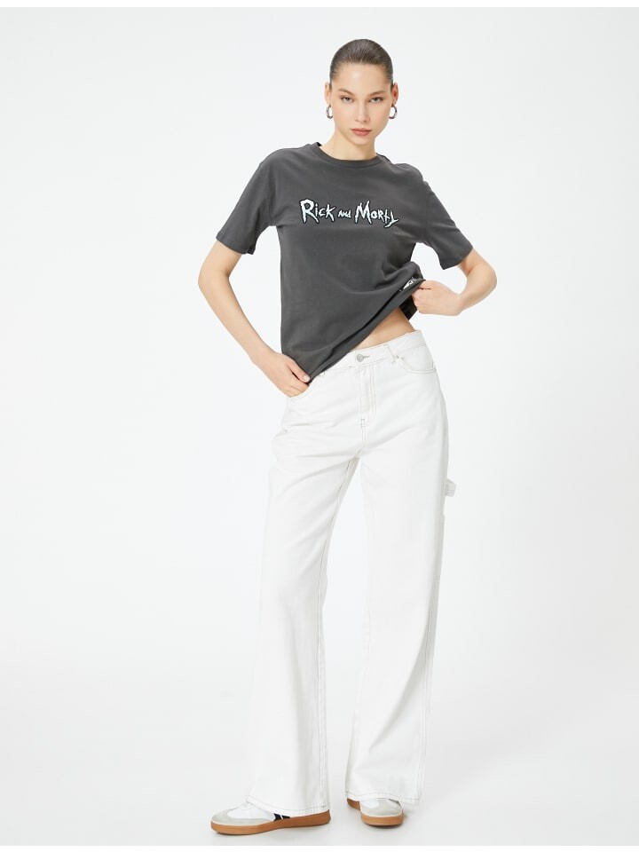

Футболка KOTON T shirt, антрацит