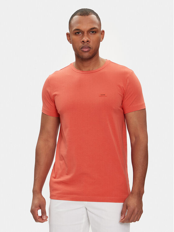 

Футболка узкого кроя Calvin Klein, красный