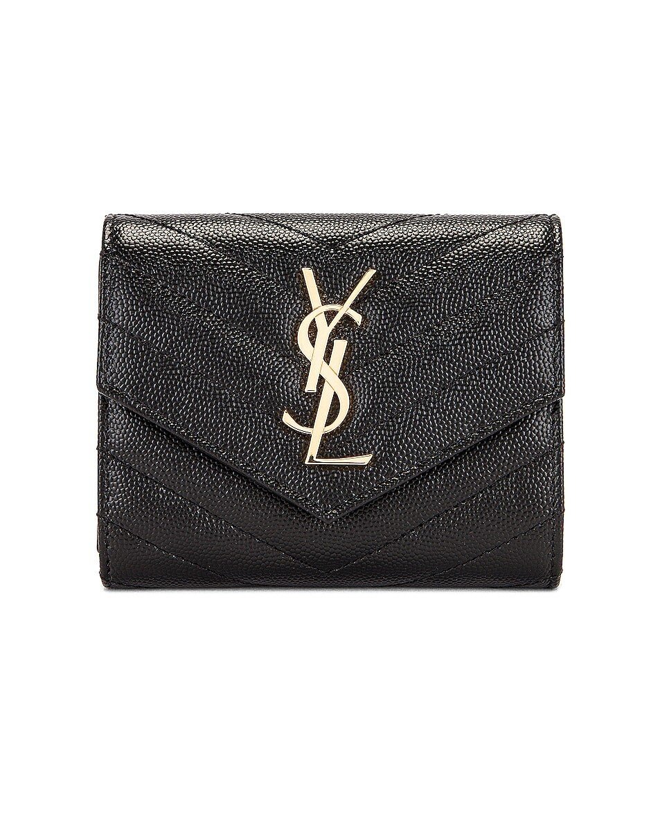 

Сумка Saint Laurent Monogramme Compact Wallet, неро